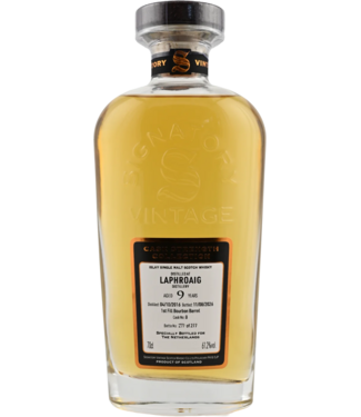 Laphroaig Laphroaig 9 Years Old 2016 Signatory Cask Strength Cask 8 0.70 ltr 61.2%