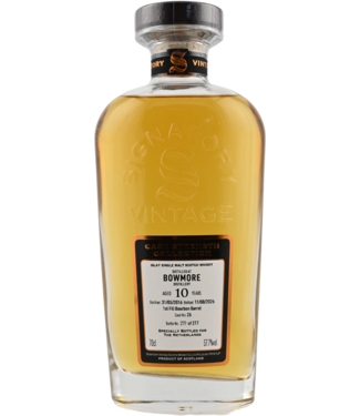 Bowmore Bowmore 10 Years Old 2016 Signatory Cask Strength Cask 26 0,70 ltr 57,7%