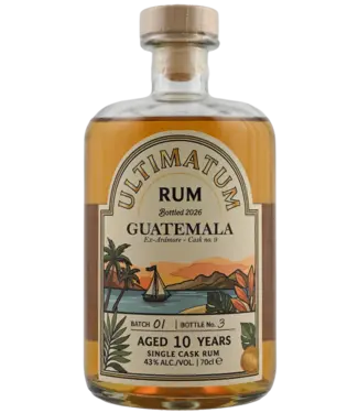 Ultimatum Ultimatum Rum 10 Years Old Guatemala 0,70 ltr 43%