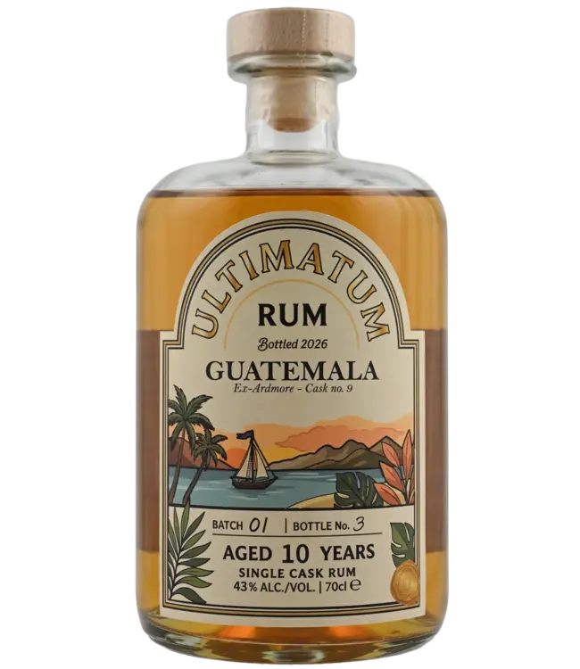 Ultimatum Rum 10 Years Old Guatemala 0,70 ltr 43%