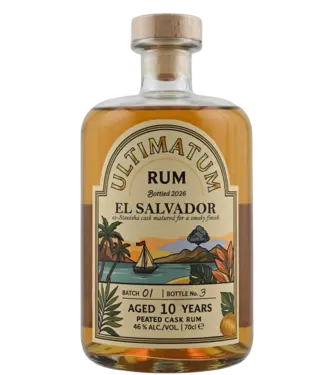 Ultimatum Ultimatum Rum 10 Years Old El Salvador Peated Cask 0,70 ltr 46%