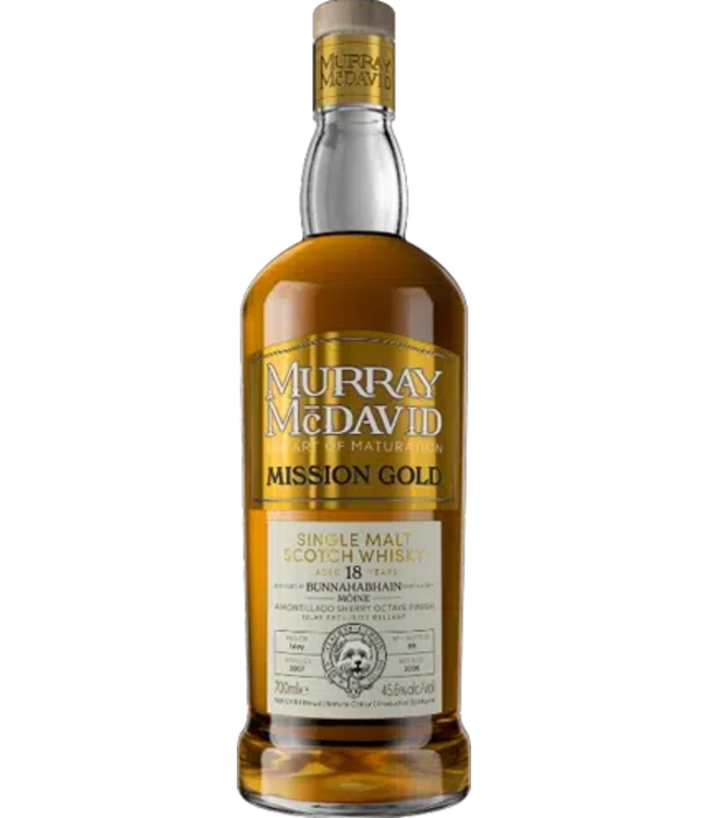 Bunnahabhain Moine 18 Years Old Murray McDavid 0,70 ltr 45,6%