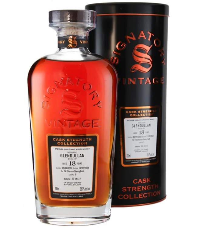 Glendullan 18 Years Old 2008 Signatory Cask Strength Cask 3 0,70 ltr 57,9%