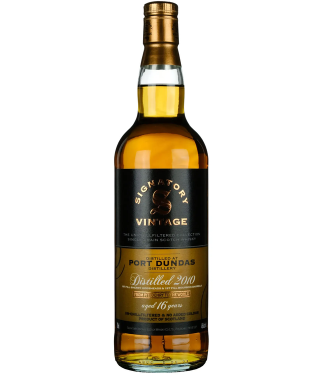 Port Dundas 16 Years Old 2010 Signatory 0,70 ltr 46%