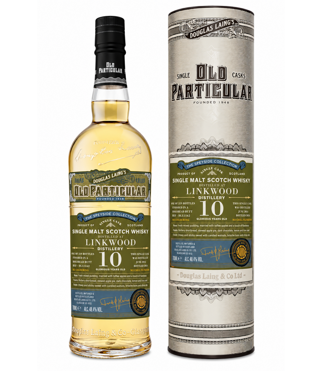 Linkwood 10 Years Old Douglas Laing Old Particular 0,70 ltr 48,4%
