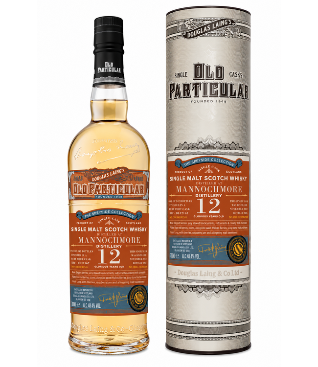 Mannochmore 12 Years Old Douglas Laing Old Particular 0,70 ltr 48,4%