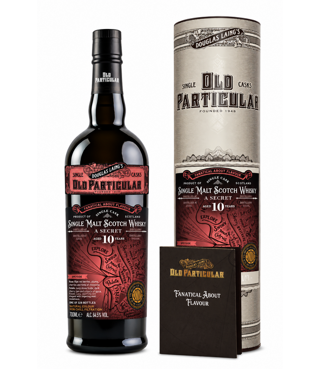 Secret Speyside Sherry Finish 10 Years Old Douglas Laing Old Particular 0,70 ltr 64,5%