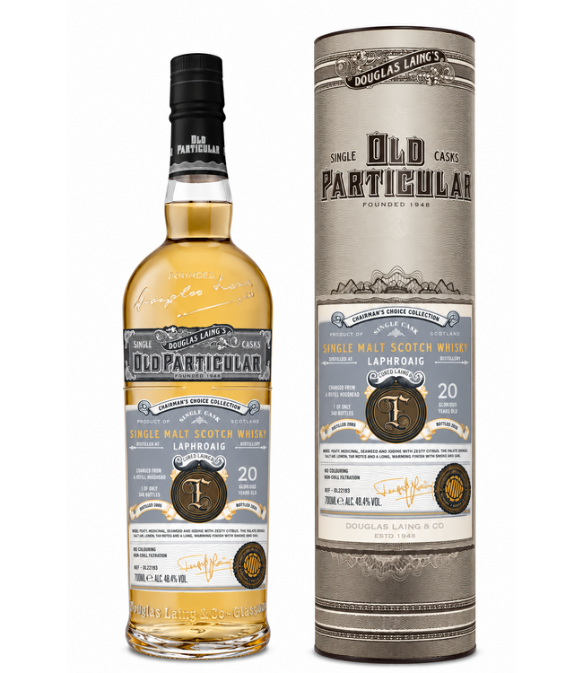 Laphroaig 20 Years Old Douglas Laing Old Particular 0,70 ltr 48,4%