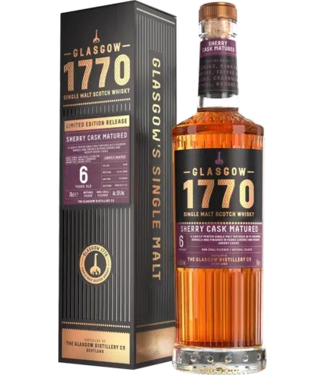 Glasgow Distillery 1770 Glasgow Distillery 6 Years Old Sherry Cask Matured 0,70 ltr 55%