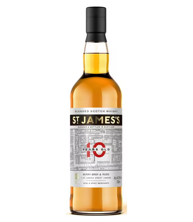 St James's 10 Years Old Blended Whisky Berry Bros & Rudd 0,70 ltr 44,2%