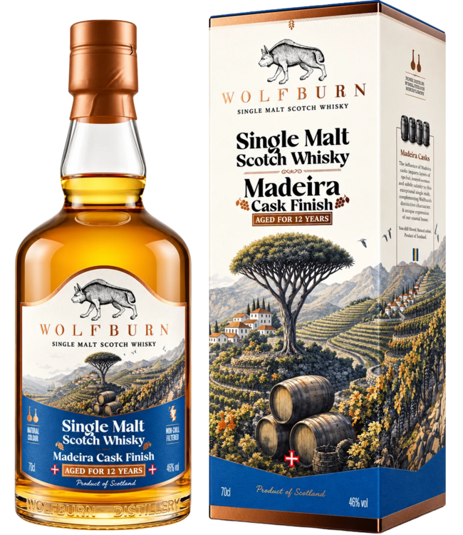 Wolfburn 12 Years Old Madeira Cask Finish 0,70 ltr 46%