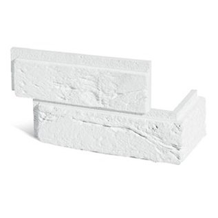 Parma White hoekstrips (doos 0,9 m1 / 0,25 m2)