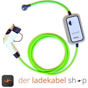 Ratio Transportabler Home Charger Typ 1 (weiblich/female) auf Schuko 10A, 1 Phase, 10m