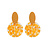 JCL Plexi oorbellen yellow - B24556
