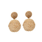 JCL Rieten oorbellen - O25069