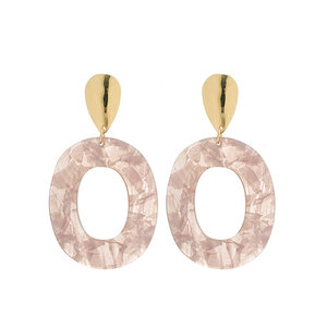 JCL Plexi oorbellen - B24548