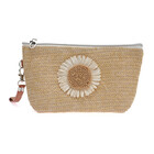 JCL Rieten make-up tasje - O25707