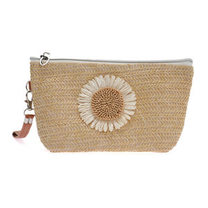 JCL Rieten make-up tasje - O25707