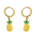 JCL Pinapple oorbellen - O26082