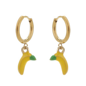 JCL Banana oorbellen - O26081