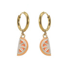 JCL Orange oorbellen - O26079