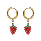 JCL Strawberry oorbellen - O26077