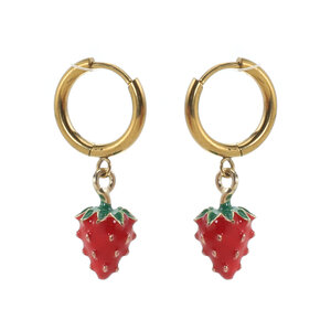 JCL Strawberry oorbellen - O26077