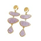 JCL Purple oorbellen - H26014