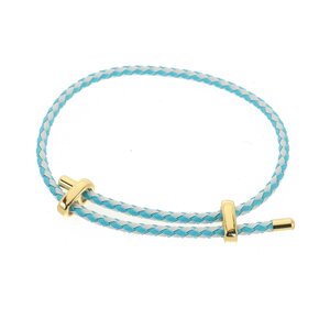 JCL Feeling blue rope armband - E26005