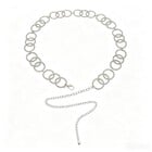 JCL Schakelceinture stones zilver -A26517