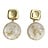 JCL Transparent white gold flake - H26502