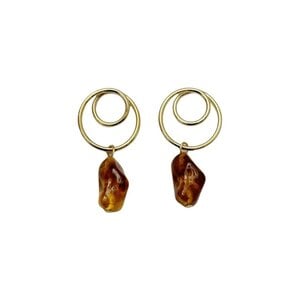 JCL Coffee pendant earrings - H26501