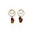 JCL Coffee pendant earrings - H26501