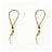 JCL Curly golden drop geometric- H26507