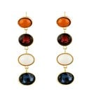 JCL Stone & Crystal oorbellen- H26508