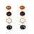 JCL Stone & Crystal oorbellen- H26508