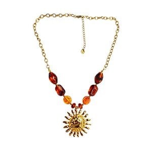 JCL Gold Sun coffee necklace - K26510