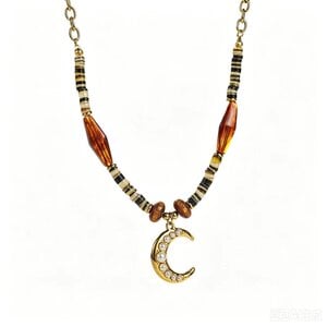 JCL Gold Moon coffee necklace - K26511