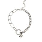 JCL Heart armband zilver - E26505
