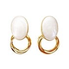 JCL White 'n Gold oorbellenset - H26514