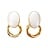 JCL White 'n Gold oorbellenset - H26514