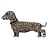 JCL Dachshund Broche - A26518