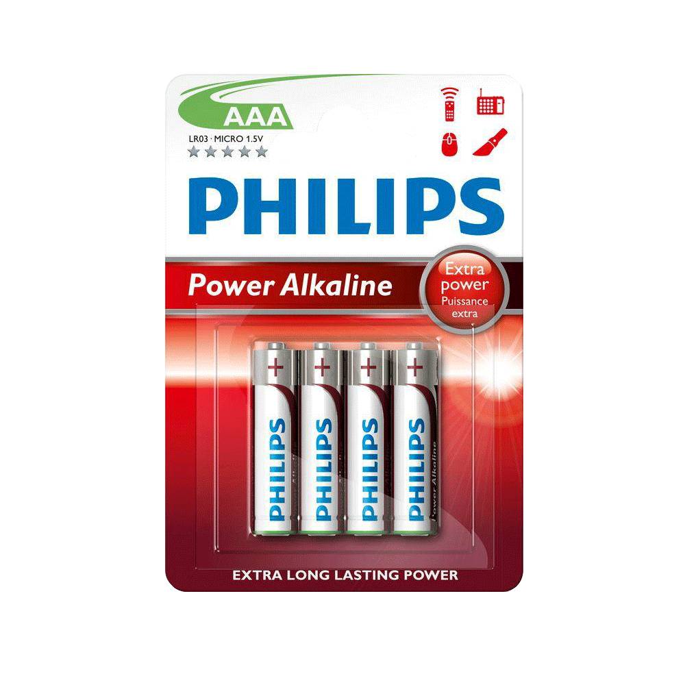 beoefenaar insluiten Hoe dan ook Philips power alkaline AAA batterijen -