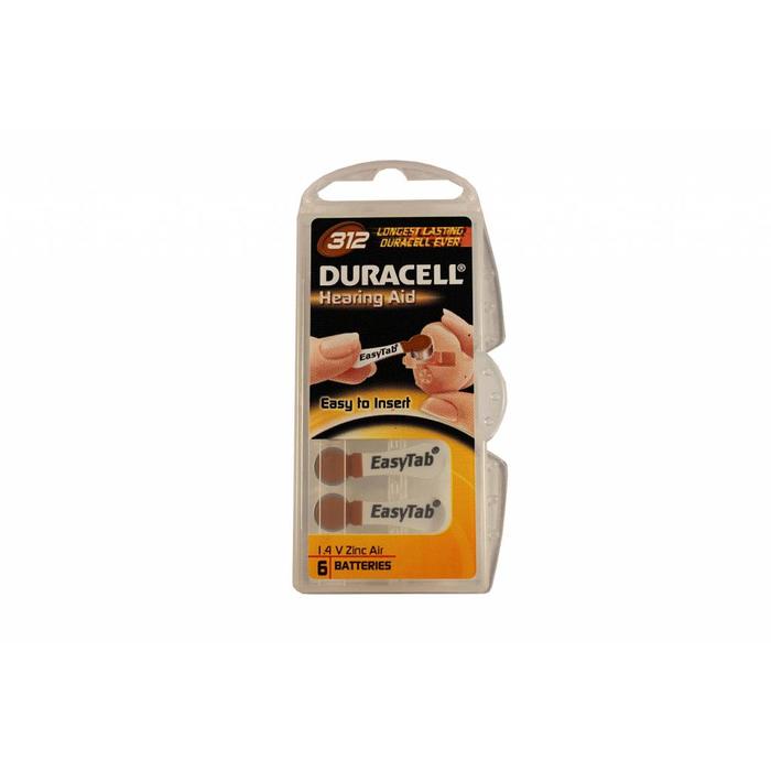 Duracell hoortoestel batterijen type 312 | bruin | PR41