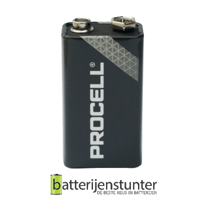 Duracell Procell 9V blok batterij in folie