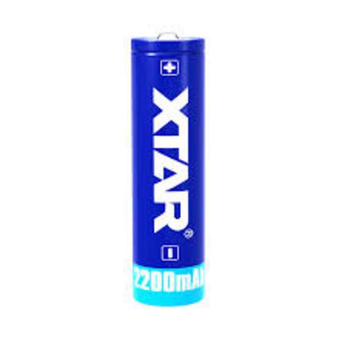 XTAR 18650 Li-ion oplaadbare batterij 3,7V 2200 mAh Xtar protected