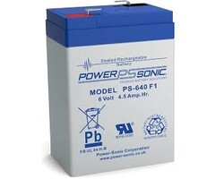 Powersonic loodaccu PS-640 F1 6V 4,5 Ah