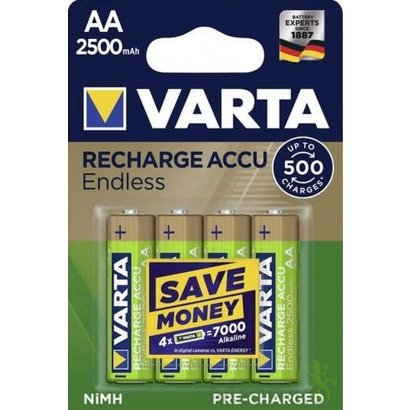 Varta AA oplaadbare batterijen 2500 mAh NiMH