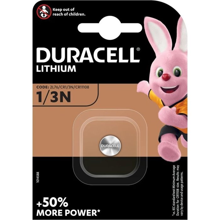 Duracell CR1/3N lithium batterij