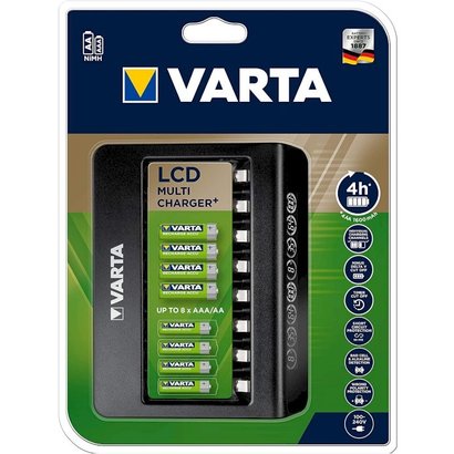 Varta batterijlader voor 8 AA of AAA oplaadbare batterijen